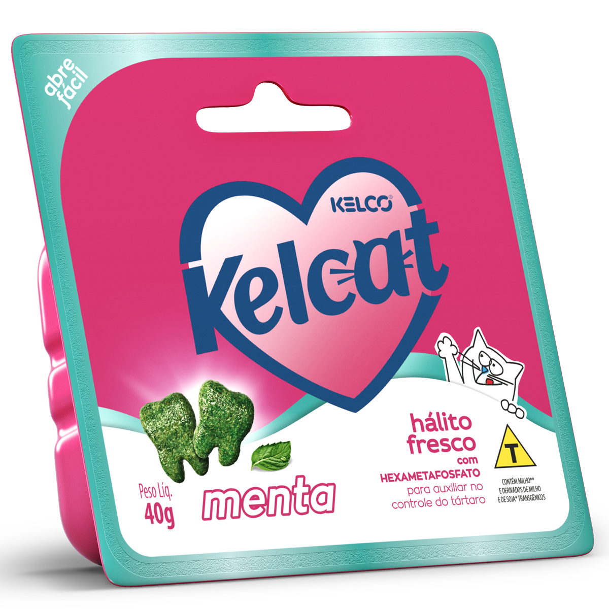 Kelcat Snack Funcional Menta 40g
