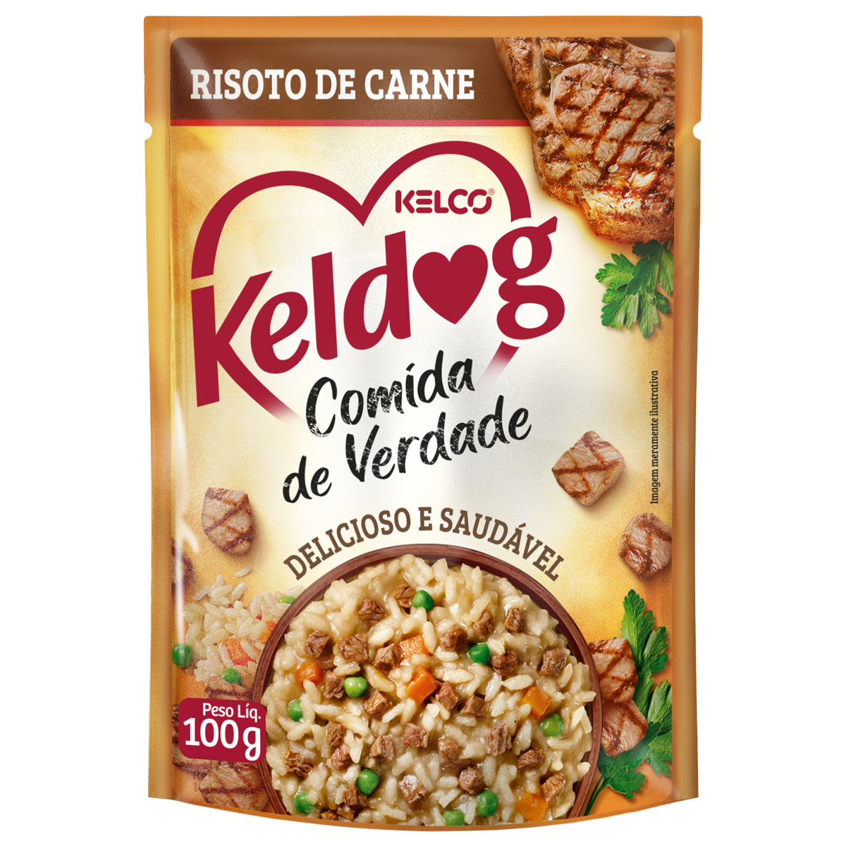 Keldog Risoto de Carne 100g