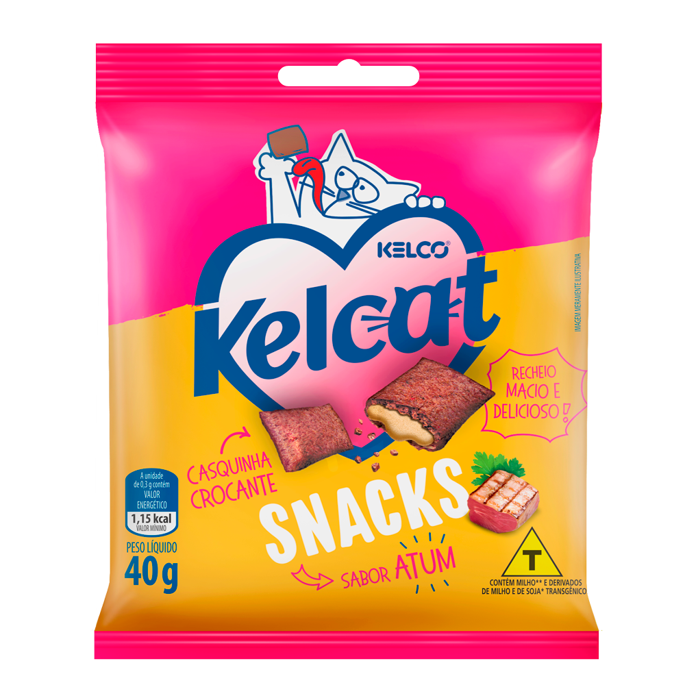 Kelcat Snack Bifitos Atum 40g