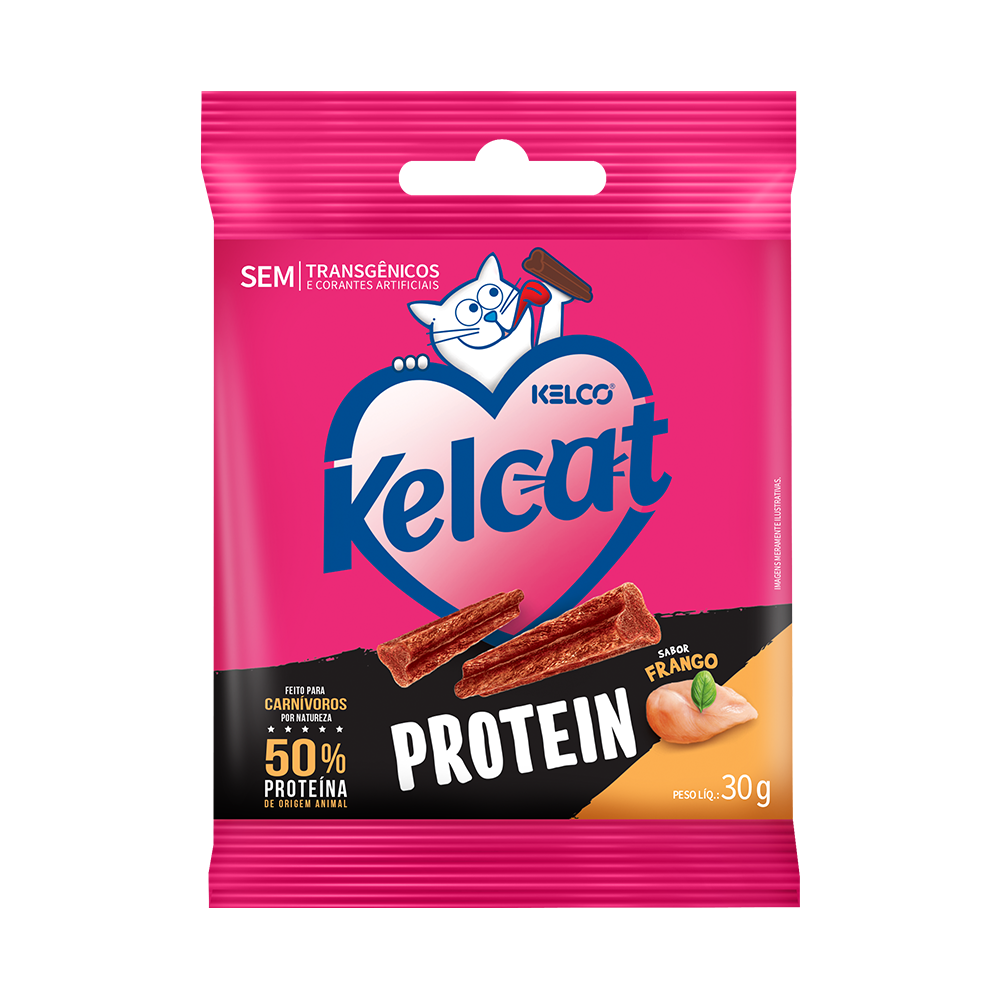 KELCAT STICK PROTEIN FRANGO SL 30G 20X1